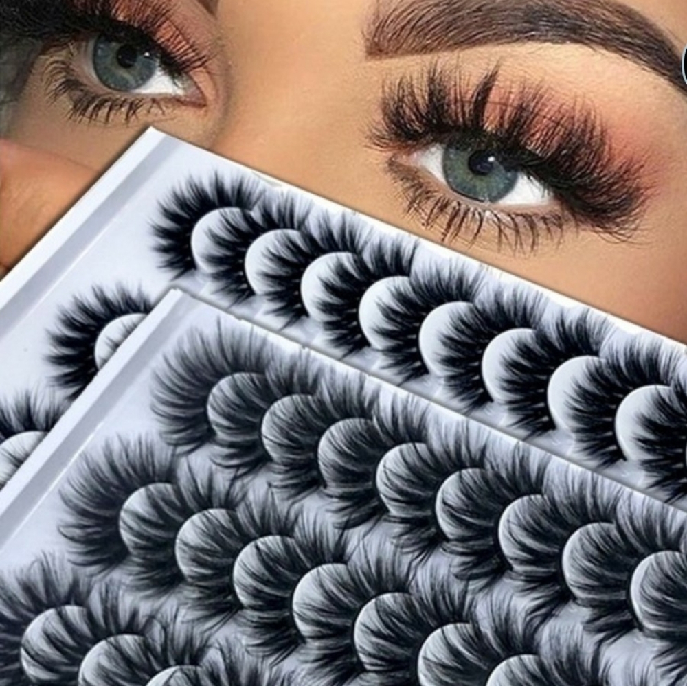Eye lashes new 6D Multi-Layer 5 pair